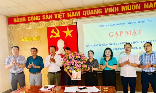 Xã Đồng Môn tổ chức gặp mặt kỷ niệm 94 năm ngày thành lập Mặt trận Tổ quốc Việt Nam năm 2024