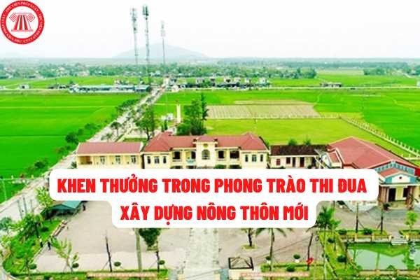 phân bổ nguồn kinh phí khen thưởng xã đạt chuẩn nông thôn mới nâng cao